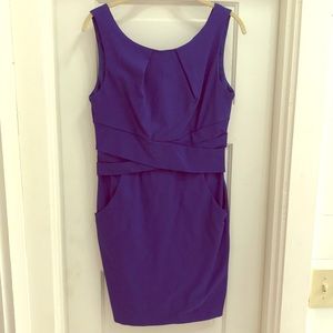 Blue cocktail dress